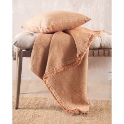 Ριχτάρι Διθέσιου Living Room Kesley Terracotta Jacquard Rythmos (180x240) 1Τεμ