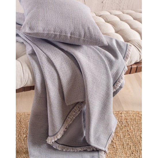 Διακοσμητική Μαξιλαροθήκη Living Room Kesley Mauve Jacquard Rythmos (40x40) 1Τεμ