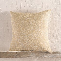 Διακοσμητική Μαξιλαροθήκη Living Room Terrain Mustard Jacquard Rythmos (40x40) 1Τεμ