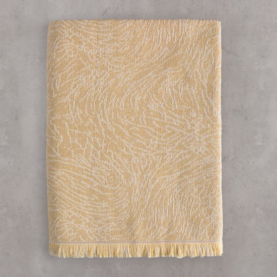 Ριχτάρι Τετραθέσιου Living Room Terrain Mustard Jacquard Rythmos (180x330) 1Τεμ