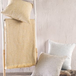Διακοσμητική Μαξιλαροθήκη Living Room Terrain Ecru Jacquard Rythmos (40x40) 1Τεμ