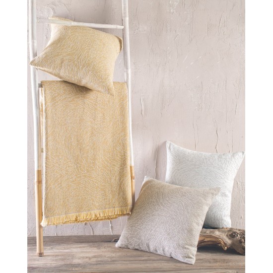 Ριχτάρι Διθέσιου Living Room Terrain Ecru Jacquard Rythmos (180x240) 1Τεμ