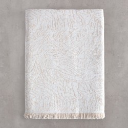 Ριχτάρι Πολυθρόνας Living Room Terrain Ecru Jacquard Rythmos (160x180) 1Τεμ