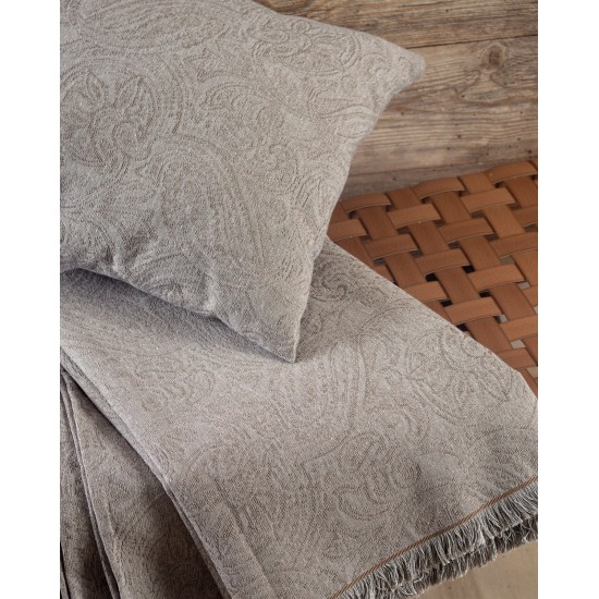 Ριχτάρι Τετραθέσιου Living Room Ivy Brown-Grey Jacquard Rythmos (180x330) 1Τεμ