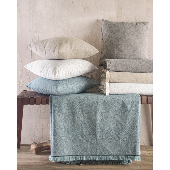 Ριχτάρι Τετραθέσιου Living Room Ivy Ecru Jacquard Rythmos (180x330) 1Τεμ