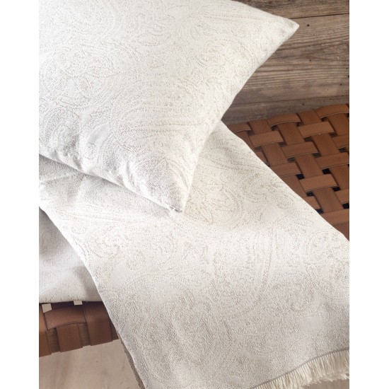 Ριχτάρι Τετραθέσιου Living Room Ivy Ecru Jacquard Rythmos (180x330) 1Τεμ