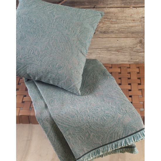 Ριχτάρι Τετραθέσιου Living Room Ivy Blue Jacquard Rythmos (180x330) 1Τεμ