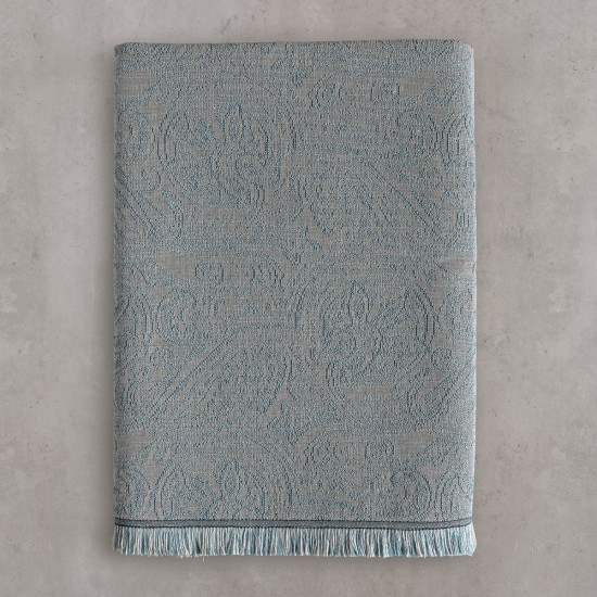 Ριχτάρι Τετραθέσιου Living Room Ivy Blue Jacquard Rythmos (180x330) 1Τεμ