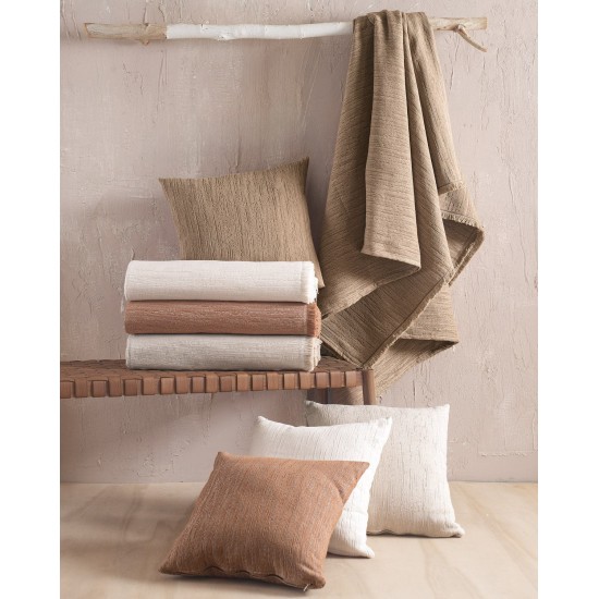 Ριχτάρι Πολυθρόνας Living Room Toris Beige Jacquard Rythmos (160x180) 1Τεμ