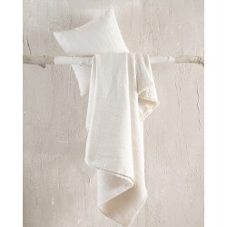 Ριχτάρι Πολυθρόνας Living Room Toris Ecru Jacquard Rythmos (160x180) 1Τεμ