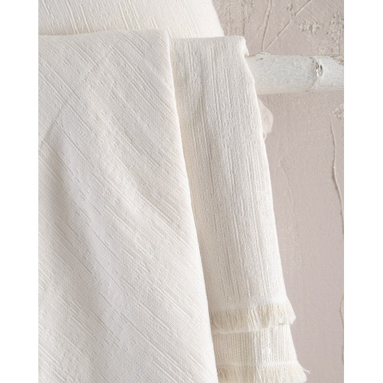 Ριχτάρι Διθέσιου Living Room Toris Ecru Jacquard Rythmos (180x240) 1Τεμ