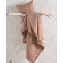 Ριχτάρι Πολυθρόνας Living Room Toris Brown Jacquard Rythmos (160x180) 1Τεμ