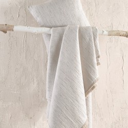 Διακοσμητική Μαξιλαροθήκη Living Room Toris Beige Jacquard Rythmos (40x40) 1Τεμ