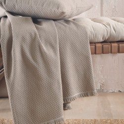 Διακοσμητική Μαξιλαροθήκη Living Room Rami Brown Jacquard Rythmos (40x40) 1Τεμ