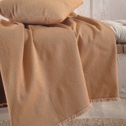 Διακοσμητική Μαξιλαροθήκη Living Room Rami Terracotta Jacquard Rythmos (40x40) 1Τεμ