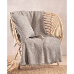 Ριχτάρι Πολυθρόνας Living Room Pixel Beige Jacquard Rythmos (160x180) 1Τεμ