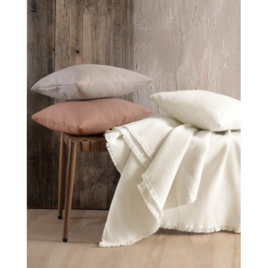 Ριχτάρι Διθέσιου Living Room Elysse Beige-Grey Jacquard Rythmos (180x240) 1Τεμ