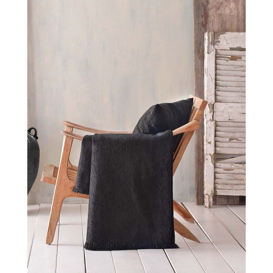 Ριχτάρι Πολυθρόνας Living Room Kidal Black Jacquard Rythmos (160x180) 1Τεμ