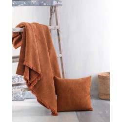 Ριχτάρι Διθέσιου Living Room Essie Terracotta Jacquard Rythmos (180x240) 1Τεμ Ριχτάρι Διθέσιου Living Room Essie Terracotta Jacquard Rythmos (180x240) 1Τεμ