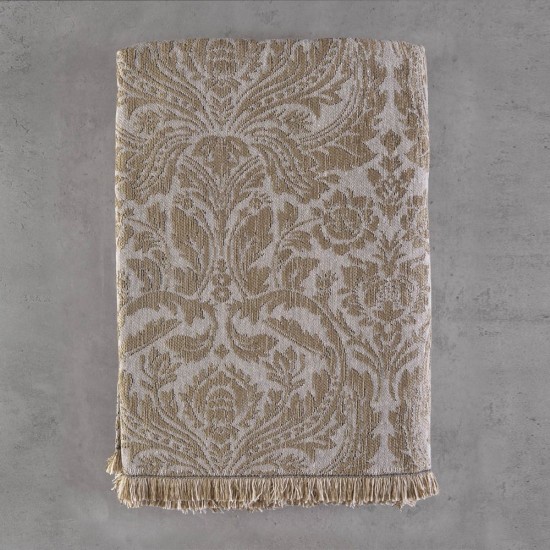 Ριχτάρι Πολυθρόνας Living Room Vilano Brown Jacquard Rythmos (160x180) 1Τεμ