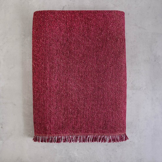 Ριχτάρι Πολυθρόνας Living Room Avida Bordeaux Jacquard Rythmos (160x180) 1Τεμ