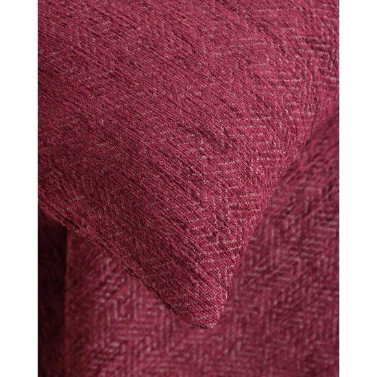 Ριχτάρι Πολυθρόνας Living Room Avida Bordeaux Jacquard Rythmos (160x180) 1Τεμ