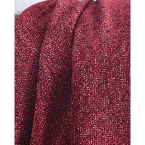 Ριχτάρι Πολυθρόνας Living Room Avida Bordeaux Jacquard Rythmos (160x180) 1Τεμ