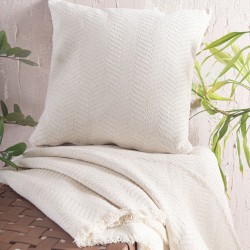 Ριχτάρι Τετραθέσιου Living Room Yard Ecru Rythmos (180x330) 1Τεμ