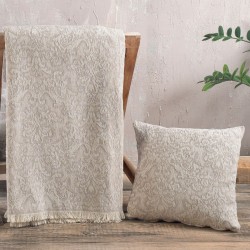 Διακοσμητική Μαξιλαροθήκη Living Room Bianco Ecru Rythmos (40x40) 1Τεμ