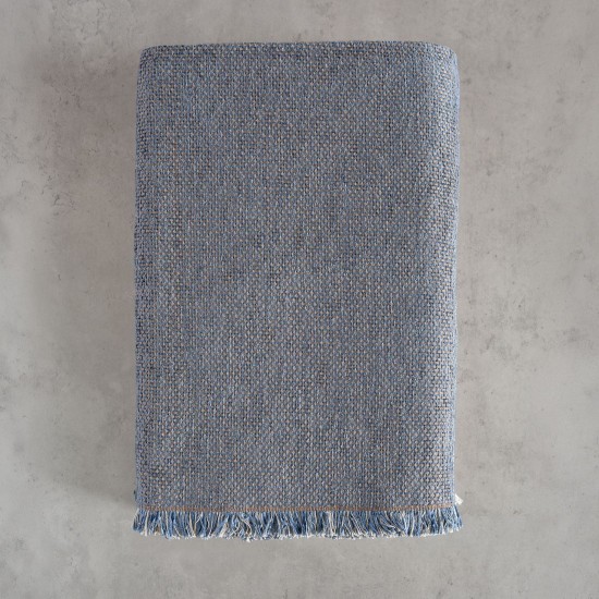 Ριχτάρι Τετραθέσιου Living Room Calhua Blue-Brown Jacquard Chenille Rythmos (180x330) 1Τεμ