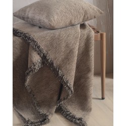 Ριχτάρι Πολυθρόνας Living Room Calhua Brown Jacquard Chenille Rythmos (160x180) 1Τεμ