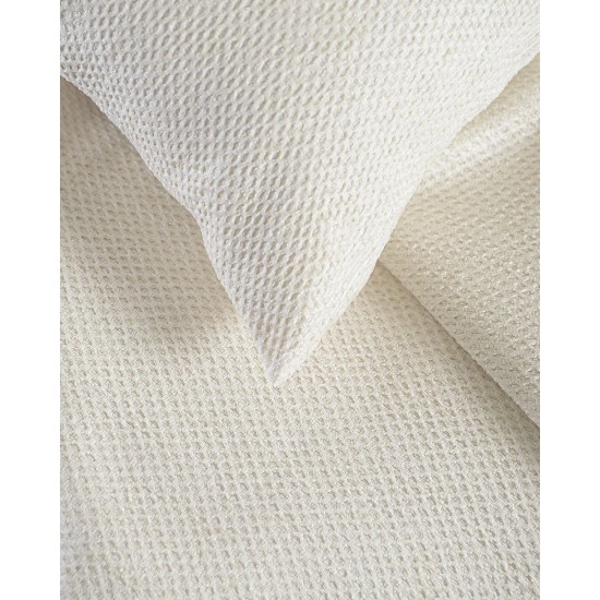 Ριχτάρι Διθέσιου Living Room Calhua Ecru Jacquard Chenille Rythmos (180x240) 1Τεμ