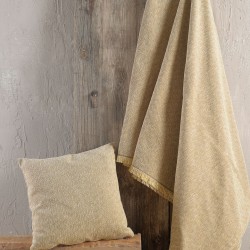 Ριχτάρι Τριθέσιου Living Room Kento Ocher Jacquard Chenille Rythmos (180x280) 1Τεμ