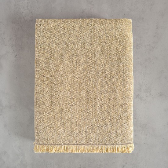 Ριχτάρι Τριθέσιου Living Room Kento Ocher Jacquard Chenille Rythmos (180x280) 1Τεμ