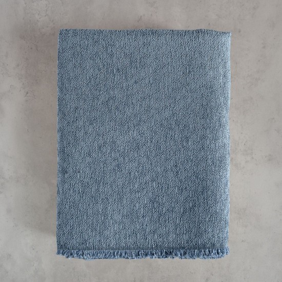 Ριχτάρι Τριθέσιου Living Room Kento Blue Jacquard Chenille Rythmos (180x280) 1Τεμ Ριχτάρι Τριθέσιου Living Room Kento Blue Jacquard Chenille Rythmos (180x280) 1Τεμ
