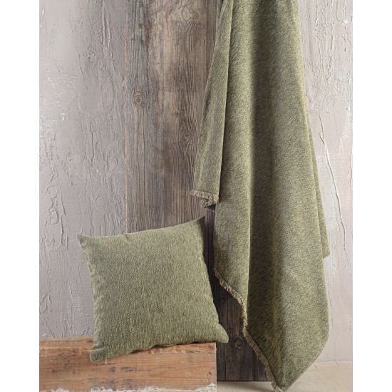 Ριχτάρι Πολυθρόνας Living Room Kento Oil Jacquard Chenille Rythmos (160x180) 1Τεμ