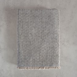 Ριχτάρι Τριθέσιου Living Room Kento Black Jacquard Chenille Rythmos (180x280) 1Τεμ