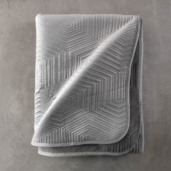 Ριχτάρι Διθέσιου Living Room Selma Grey Velvet Jacquard Rythmos (180x240) 1Τεμ Ριχτάρι Διθέσιου Living Room Selma Grey Velvet Jacquard Rythmos (180x240) 1Τεμ