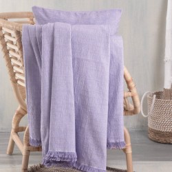 Ριχτάρι Τετραθέσιου Living Room Mauricio Lilac Jacquard Rythmos (180x330) 1Τεμ