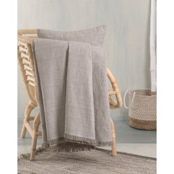 Ριχτάρι Πολυθρόνας Living Room Mauricio Beige Jacquard Rythmos (160x180) 1Τεμ