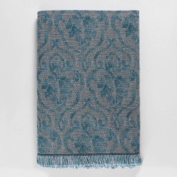 Ριχτάρι Πολυθρόνας Living Room Medallion Petrol Jacquard Rythmos (160x180) 1Τεμ