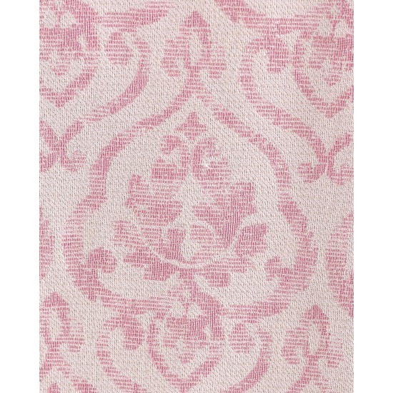 Διακοσμητική Μαξιλαροθήκη Living Room Medallion Pink Jacquard Rythmos (40x40) 1Τεμ