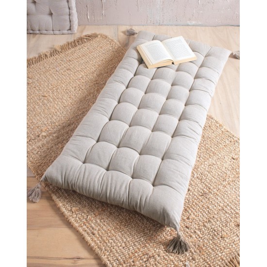 Μαξιλάρι Δαπέδου Accessories Sonia Beige Rythmos (60x120) 1Τεμ