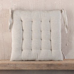 Μαξιλάρι Καρέκλας Accessories Trype Beige Stripe Rythmos (40x40) 1Τεμ