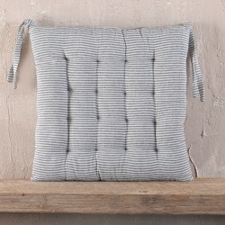 Μαξιλάρι Καρέκλας Accessories Trype Grey Stripe Rythmos (40x40) 1Τεμ