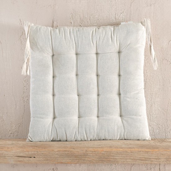 Μαξιλάρι Καρέκλας Living Room Messini Natural Rythmos (40x40) 1Τεμ