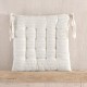 Μαξιλάρι Καρέκλας Living Room Messini Natural Beige Stripe Rythmos (40x40) 1Τεμ