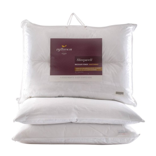 Μαξιλάρι Ύπνου Ανατομικό Μέτριο Natural Pillow Rythmos (50x70) 1Τεμ