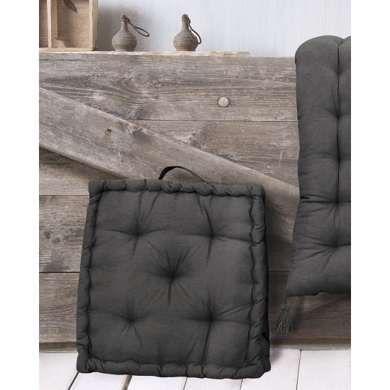 Μαξιλάρι Δαπέδου Accessories Kathy Grey Rythmos (50x50x10) 1Τεμ