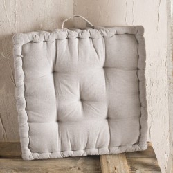 Μαξιλάρι Δαπέδου Accessories Kathy Beige Cotton Rythmos (50x50x10) 1Τεμ